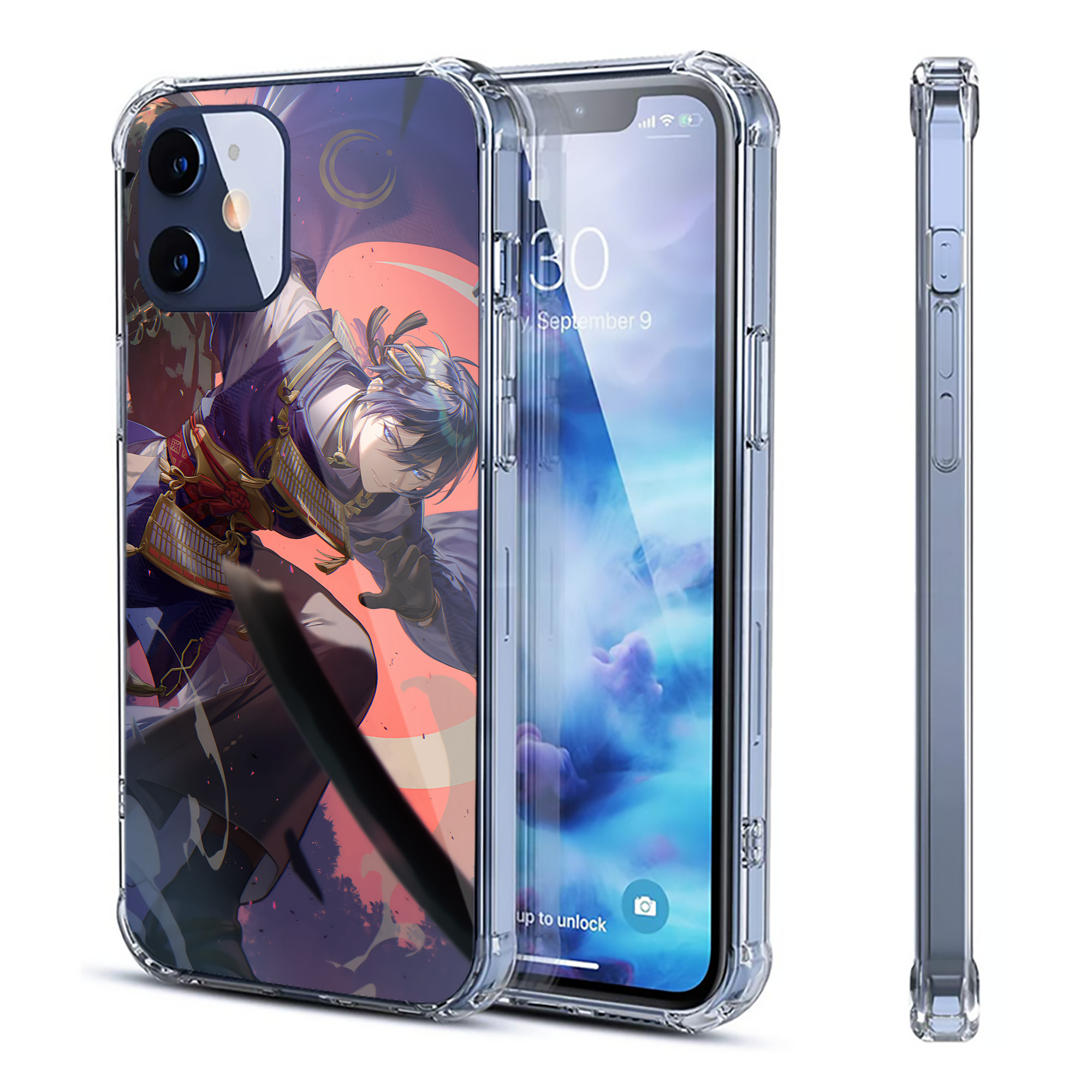 （画像用） 刀剣乱舞 Touken Ranbu 【iPhone 12シリーズ対応】透明スマホケース（クリアソフトケース）